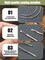 16 Pcs Upholstery Needle, Heavy Duty Hand Sewing Needles Kit, 8 Styles of Leather Canvas Sewing Needles with Needle Threaders, Seam Rippers, Thimble, Soft Ruler (Leather Needles)